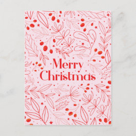 Merry Shinny Elegant-kerstkaart Aankondigingskaart