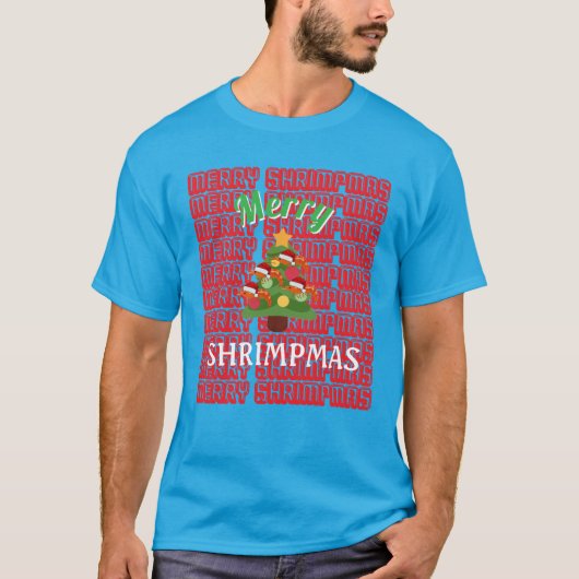 Merry Shrimpmas T-shirt (Devant)