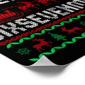 Merry Six-sevenmas Funny 67 Six Seven Ugly Christm Poster (Hoek)