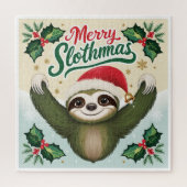 Merry Sloath Kerstmis Legpuzzel (Verticaal)