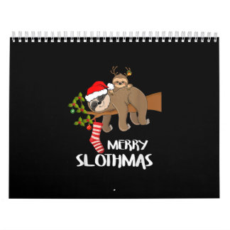 Merry Sloth Santa Hat Lovers Kerstmis Kalender