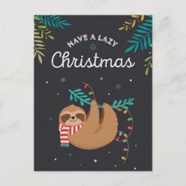 Merry Slothmas Briefkaart