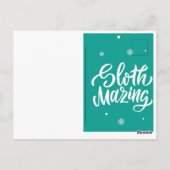 Merry Slothmas Briefkaart (Achterkant)