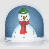 Merry Snowman Sneeuwbol (Achterkant)