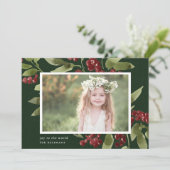 Merry Sprigs | Carte photo de vacances (Debout devant)