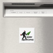 Merry Squatchmas Magneet (Insitu (Vaatwasser))