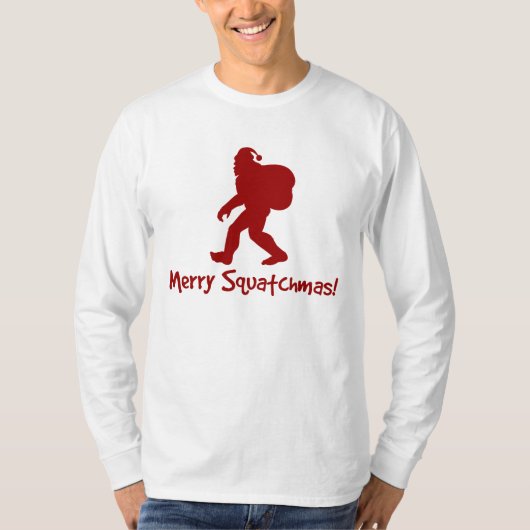 Merry Squatchmas! T-shirt (Voorkant)