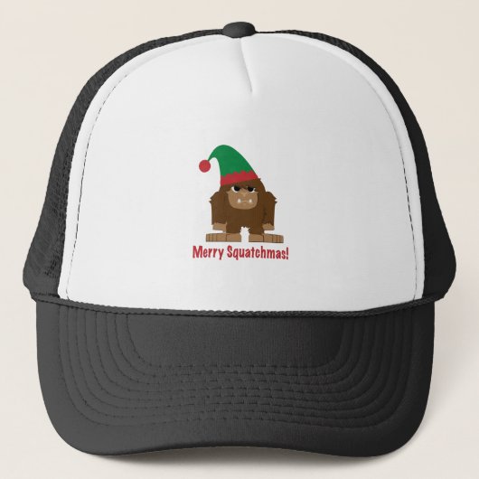 Merry Squatchmas! Trucker Pet (Voorkant)