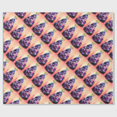 Merry Squidmas Funny Squid & Tree Holiday Wrap Cadeaupapier (Vlak)