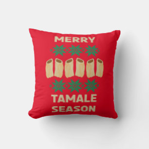 Merry Tamale Season Funny Xmas Sweater Kussen