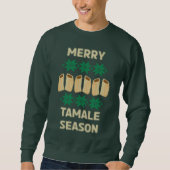 Merry Tamale Season Ugly Holiday Sweater (Voorkant)