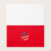 Merry Texmas Cowboy Christmas Kaart (Binnenkant ongevouwen)