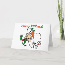 Merry Texmas kerstKaarten