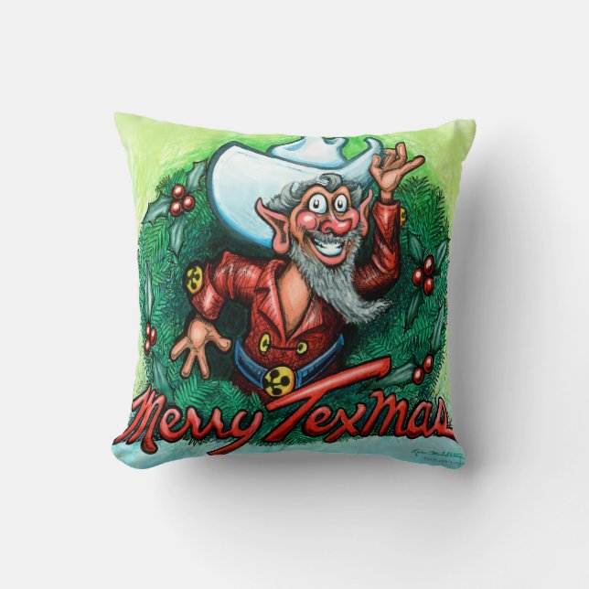 Merry Texmas Kussen (Voorkant)