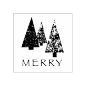 Merry Trees Wood Art Stamp Rubberstempel (Afrduk)