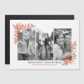 Merry Trio Holiday Foto (Voorkant / Achterkant)