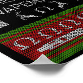 Merry Vapemas - Vaping Ugly Christmas Sweater Poster (Hoek)