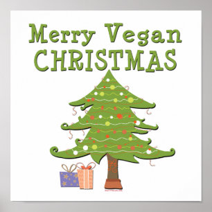 Merry Vegan Kerstan Poster