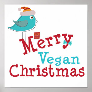 Merry Vegan Kerstan Poster