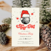 Merry Vibes Disco Santa Hat Retro Kerstfeest Kaart