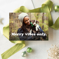 Merry vibes only leuke retro één foto