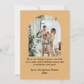 Merry Vibes Only Retro Foto Kaart (Achterkant)