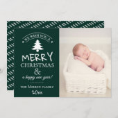 Merry Wings // Carte de vacances photo (Devant / Derrière)