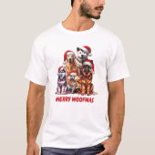 Merry Woofmas Chien Noël T-shirt (Devant)