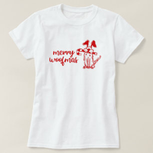 Merry Woofmas Chien Noël T-shirt