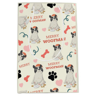 Merry WOOFMAS Medium Cadeauzakje