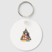 Merry Woofmas - Merry Christmas For Dog Lovers (2) Sleutelhanger (Voorkant)