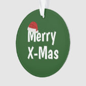 Merry X-Mas Ornament (voorkant)