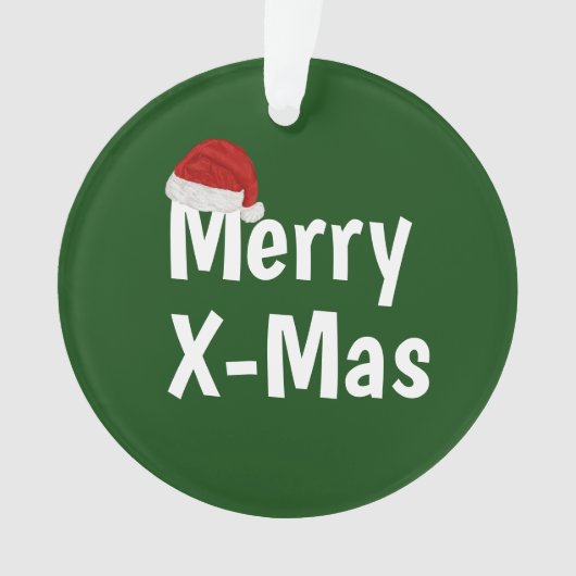 Merry X-Mas Ornament (voorkant)
