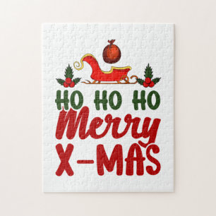Merry Xmas Ho Ho Merry Xmas Legpuzzel