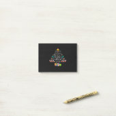 Merry Xmas is een soort sneeuw Post-it® Notes (Op bureau)