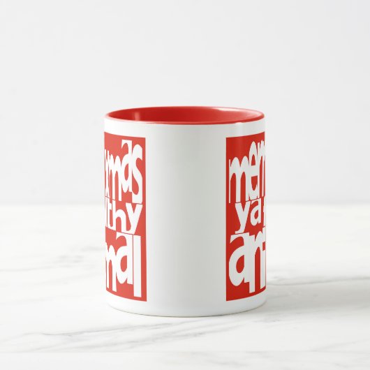 Merry Xmas Ya Filthy Animal kerstMok Mok (Midden)