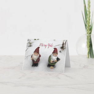 Merry Yule Feestdagen Kaart