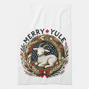 Merry Yule Goat Theedoek