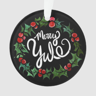 Merry Yule Pagan Feestdagen Wiccan Blessed Yule Ornament