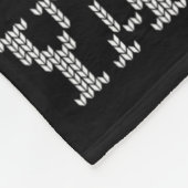 Merry Yule Ya Pagan Odin On Sleipnir Viking Christ Fleece Deken (Hoek)