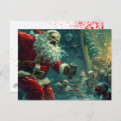 Merry Zombie Christmas Briefkaart (Voorkant / Achterkant)