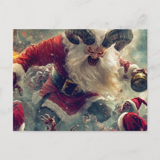 Merry Zombie Christmas Briefkaart (Voorkant)