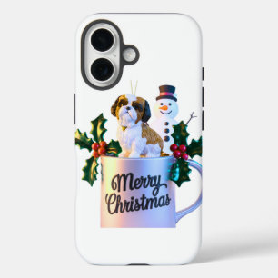 MerryKerstmis iPhone 16 Hoesje