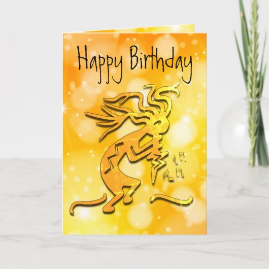 Merrymaker Kokopelli Musical Notes Modèle (Devant)