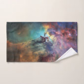 Mers tempétueuses de la lagune Nebula à Sagittariu (Serviette à main)