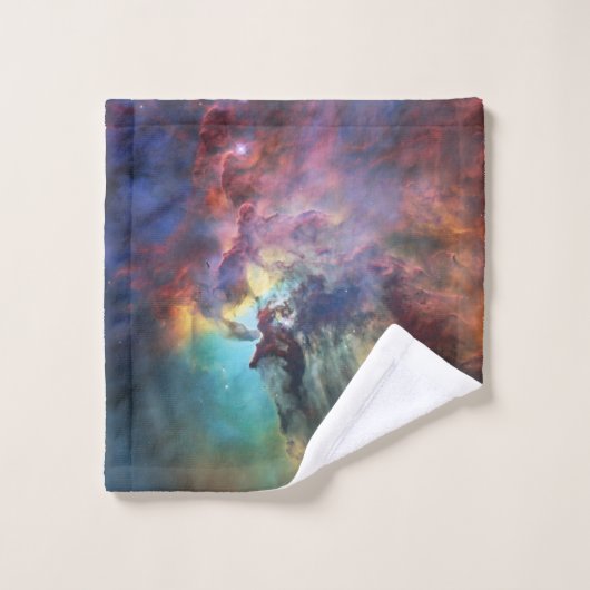 Mers tempétueuses de la lagune Nebula à Sagittariu (Gant de toilette)