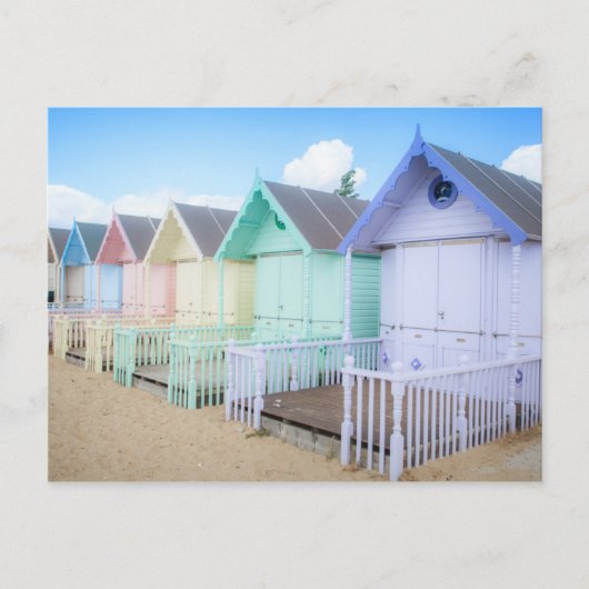 Mersea Island Beach Huts Briefkaart (Voorkant)