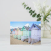 Mersea Island Beach Huts Briefkaart (Staand voorkant)