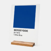 Merseyside Toffee Blue - Arrière - plan clair (Angle)