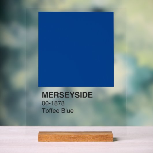 Merseyside Toffee Blue - Arrière - plan clair (Neutre)